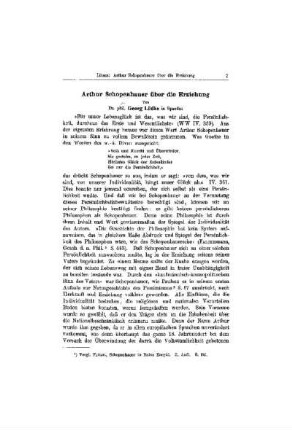 Arthur Schopenhauer über die Erziehung
