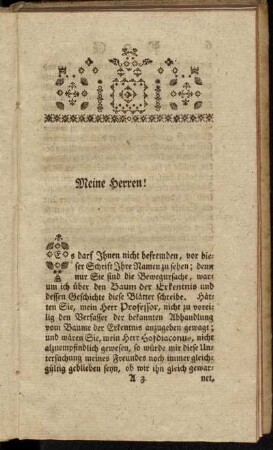 Meine Herren!