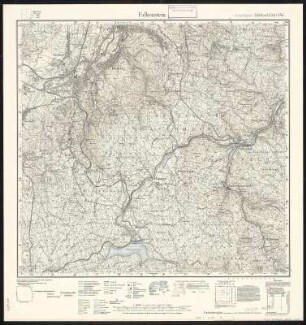 Meßtischblatt 144 : Falkenstein, 1934 : Falkenstein. - Umdr.-Ausg., aufgen. 1921, [hrsg.] 1927, einz. Nachtr. 1934. - 1:25000. - Leipzig, 1934. - 1 Kt.