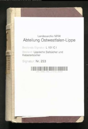 Konzept des Meßbuchs der Vogtei Hohenhausen von 1756/57 (Duplikat)