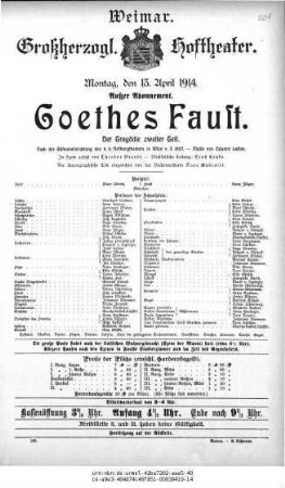 Goethes Faust. Der Tragödie zweiter Teil