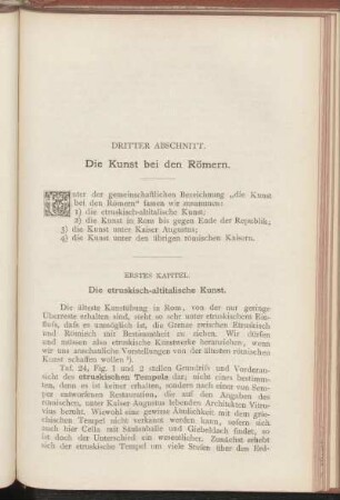 Dritter Abschnitt. Die Kunst bei den Römern.
