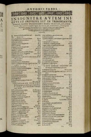 Insigniter Autem Iniquus Et Injurius Est in Tribonianum, [...]