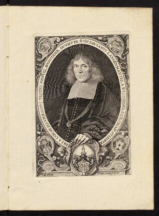 Octavianus Langenmantel a Westheimb. S. Caes. Majest. Leopoldi. I. a Consiliis Vigesimus Tertius Reipubl. Augustanae Duumvir.