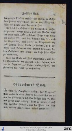 Dreyzehntes Buch.