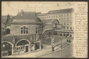 Ansichtskarte Zugang zum Bahnhof Prinzenstraße
