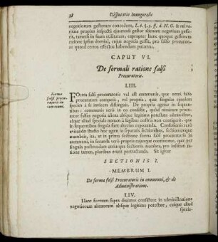 Caput VI. De Formali ratione falsi Procuratoris.