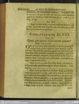 Exercitatione XLVIII.