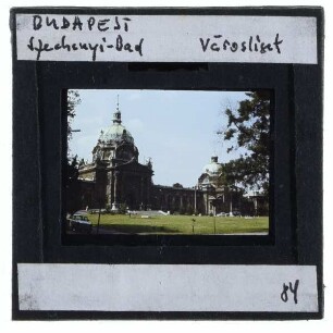 Budapest, Stadtwäldchen,Budapest, Széchenyi-Heilbad