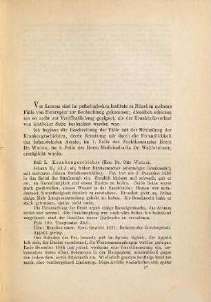 Zur Kenntniss der spontanen Herzruptur : Inaug.-Diss. d. Univ. München