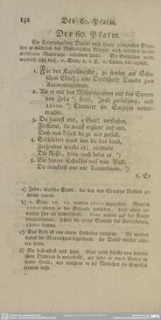 Der 60. Psalm