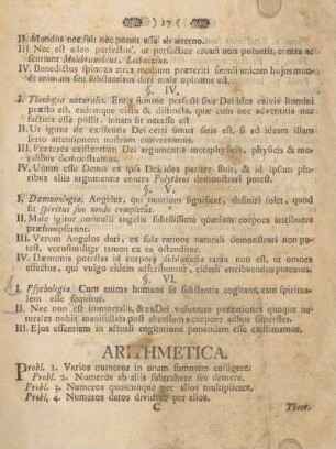 Arithmetica.