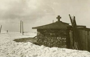 Riesengebirge. Eiskapelle, südwestlich der Wiesenbaude