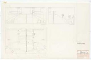 Wissenschaftskolleg zu Berlin (WKB), Berlin-Grunewald Umbau: Seeseite, Grundriss, Ansichten, Detail, Außentreppe, 1:20