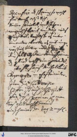 Handschriftliche Notizen.