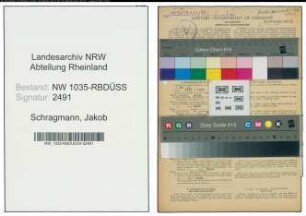 Entnazifizierung Jakob Schragmann , geb. 24.09.1897 (Steiger)