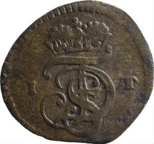 Münze, Pfennig, 1722