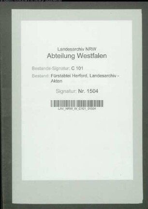 Abtei Herford ./. Markengenossen zu Eilshausen und Lippinghausen: Schafhude des Vorwerks Sundern