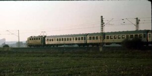 Stuttgart Weilimdorf Lok 141 218 Nahverkehrszug S-WeilderStadt Bnb-Wagen