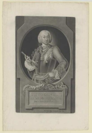 Bildnis des Carolus Emanuel III