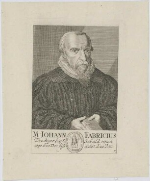 Bildnis des Iohann Fabricius