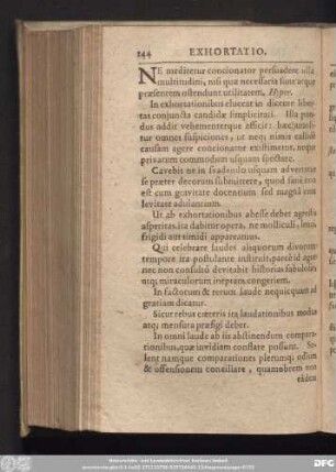 [Exhortatio.]
