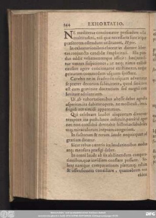 [Exhortatio.]