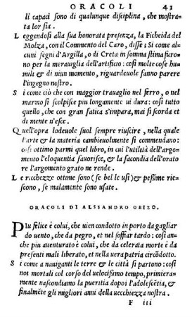 Oracoli Di Alssandro Obizo.