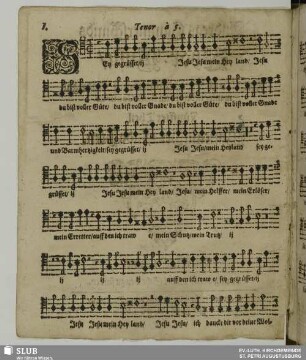 I. Sei gegrüßet Jesu mein Heiland