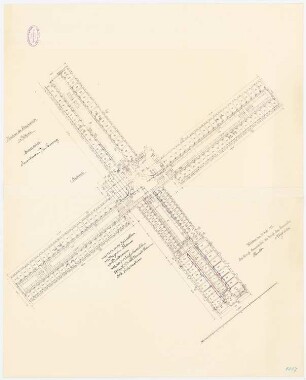 Gefängnis, Wohlau: Grundriss 1. Obergeschoss 1:200