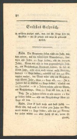Sechstes Gespraech [...]