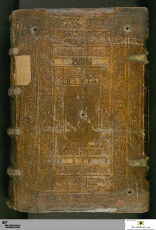 [1]: [BJblia, Altes vnd Newen Testament, Ausz Ebreischer vnd Griechischer Spraach, gründtlich verteutscht] Band [1]