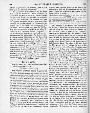 Usedom, G.: Politische Briefe und Charakteristiken aus der deutschen Gegenwart. Berlin: Hertz 1849 (Beschluss von Nr. 62)