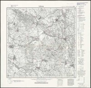 Meßtischblatt 2360 : Labenz, 1936 : Labenz. - Hrsg. 1892, bericht. 1936. - 1:25000. - [Berlin]: Reichsamt für Landesaufnahme, 1936. - 1 Kt.