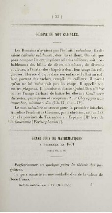 Origine du mot calculer.