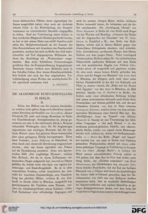 Die akademische Kunstausstellung in Berlin, [2]