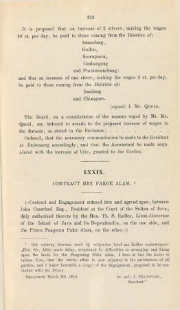 LXXIX. Contract met Pakoe Alam