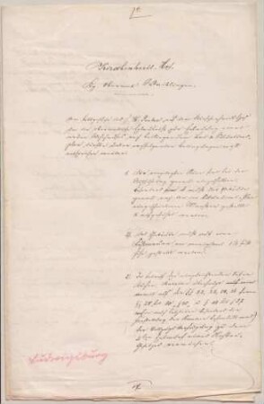 Paulus, Wilhelm vom Kirschenhardthof (Hochberg): Erstellung eines Wohngebäudes (genehmigt am 13.5.1857)
