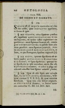 Cap. VIII. De Signo Et Signato
