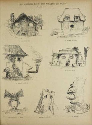 Les Maisons sont des visages, par Puppett