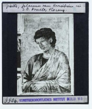 Giotto, Kruzifix von S. Maria Novella : Ausschnitt: Johannes d. Täufer