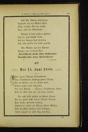 ¬Der¬ 15. Juni 1888