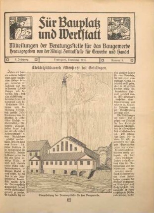 Elektrizitätswerk Altenstadt bei Geislingen