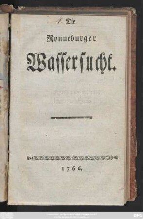 Die Ronneburger Wassersucht
