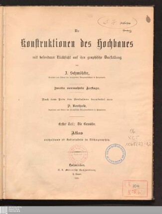 1,[2]: Die Gewölbe : Atlas
