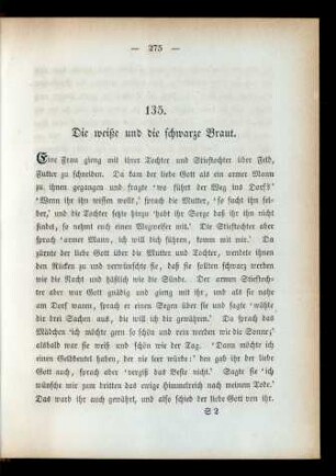 135. Die weiße und die schwarze Braut.