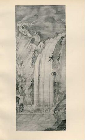 [XL. Dragon and waterfall by Kano Yeitoku ...] : Eitoku