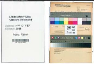 Entnazifizierung Reiner Puetz , geb. 00.00.0000 ()