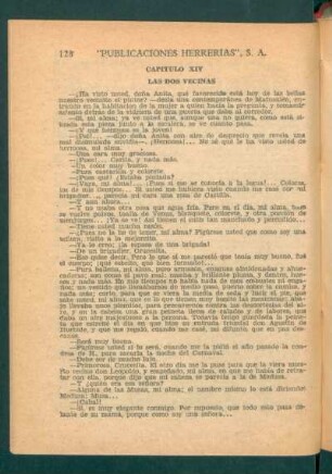 Capítulo XIV - Las dos vecinas
