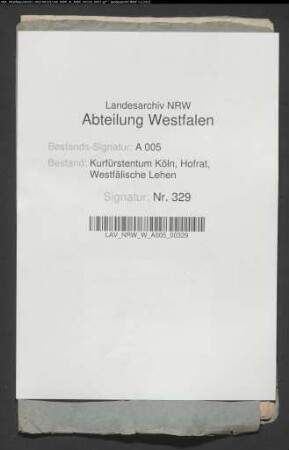 Die Belehnung des Friedrich von Mengede mit der Freigrafschaft Balve. Mit Abschrift des Heberegisters von 1699